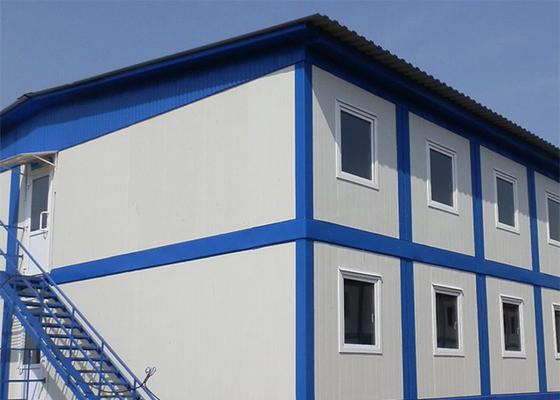 A instalação fácil clara pré-fabricada da casa de armação de aço do calibre da durabilidade alta