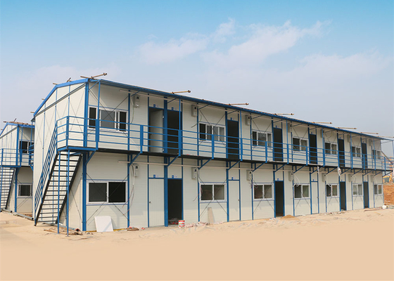 Proteção ambiental de aço das casas do recipiente da casa pré-fabricada do calibre móvel da luz da sala