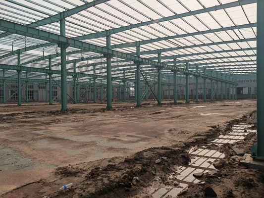 O armazém de aço H contínuo da casa pré-fabricada do Purlin da seção de C/Z dá forma à estrutura da viga de aço