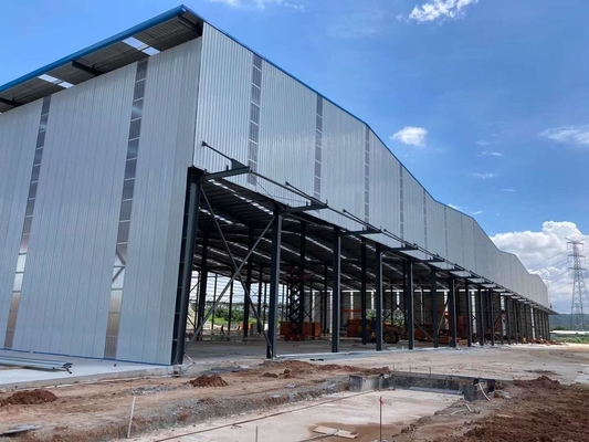 Especificações personalizadas de estrutura de aço galvanizado pintado a quente