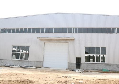 Solução de armazenamento eficiente Estrutura de aço Armazém galvanizado a quente com porta rolante