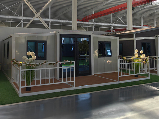 Casas pré-fabricadas duráveis e expansíveis Modernas Móveis Móveis de aço Modulares Prefabricadas