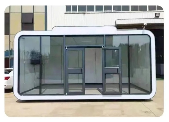 Edifício de estrutura de aço móvel pré-fabricado Apple Cabin Tiny House