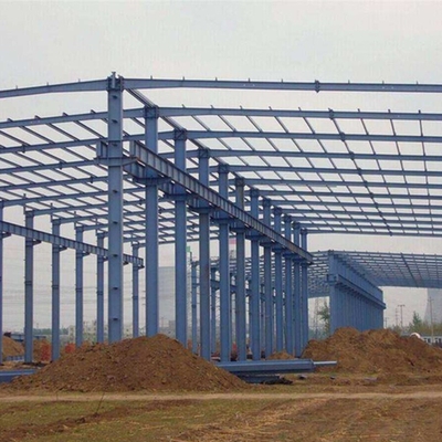 Armazém pré-fabricado de aço H Frame / Edifício de construção de estruturas de aço