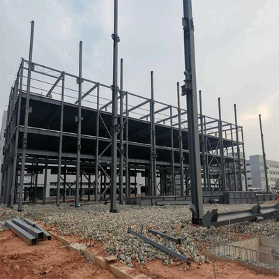 Construção de aço pré-fabricada de casca única ecológica com revestimento de aço