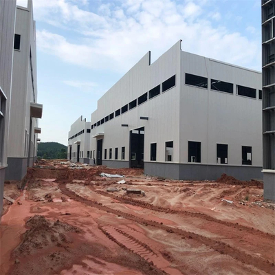 Estrutura de aço pré-fabricada com viga H para construção residencial sustentável