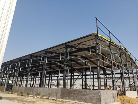 Construção de aço pré-fabricada antifogo alta do edifício do centro de atividades do estádio