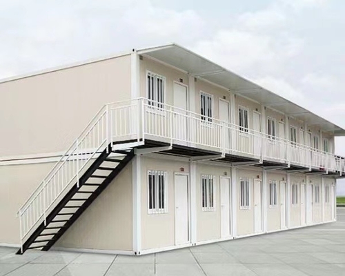 a casa do recipiente do bloco liso de chapa de aço de 0.476mm THC fácil instala casas modernas da casa pré-fabricada