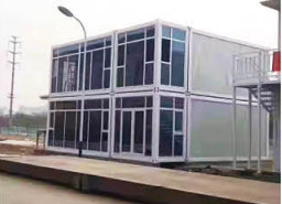 Três da casa pré-fabricada expansível minúscula dobrável da casa do recipiente dos quartos casas modulares