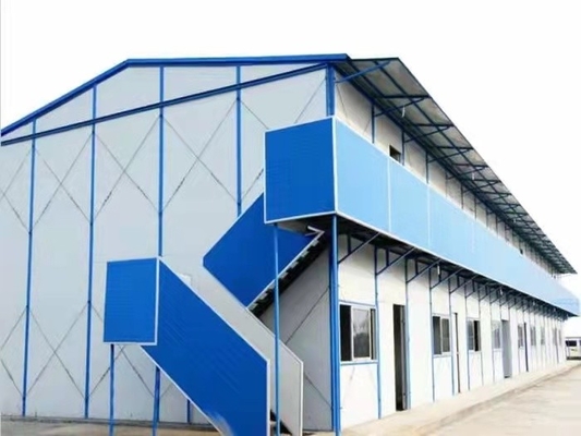 As casas galvanizadas da armação de aço da luz da casa Q355B de Lgsf do mergulho quente montam rapidamente