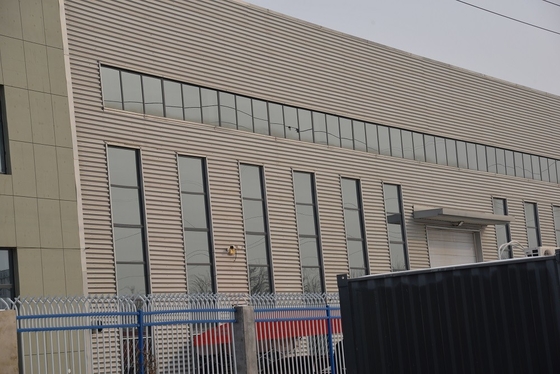 Oficina da construção de aço da casa pré-fabricada