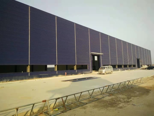 Armazém sísmico da construção de aço da luz do ODM anti para o canteiro de obras
