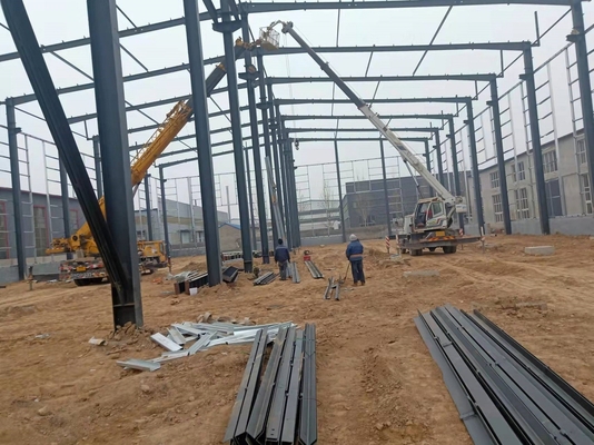 As construções de armação de aço pré-fabricadas à prova de som de LANGE personalizaram casas da exploração agrícola da casa pré-fabricada