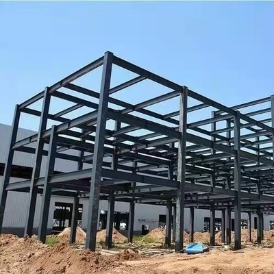 Estrutura de aço industrial agrícola de tiragem livre do aço carbono das construções Q235 Q345 baixa