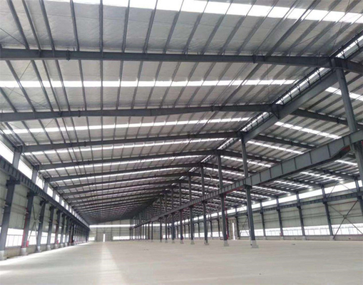 A oficina resistente da construção de aço 300km/H do vento resiste a estrutura de telhado de aço sísmica