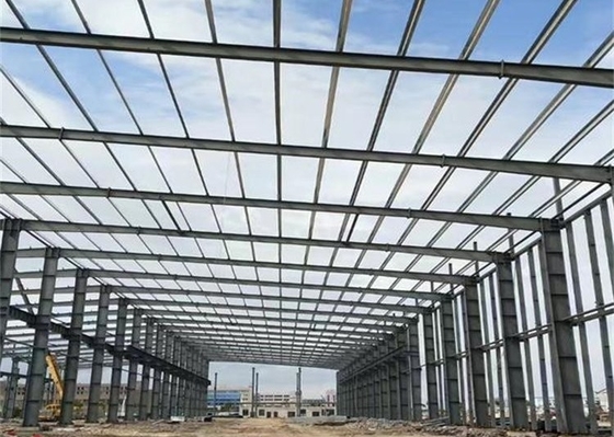Anti construção sísmica do armazém do metal da casa pré-fabricada da oficina Q345B Q235B da construção de aço