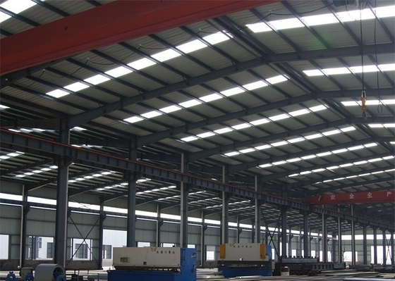 Armazém pré-fabricado galvanizado quente do metal da fábrica da oficina da construção de aço de Q355B