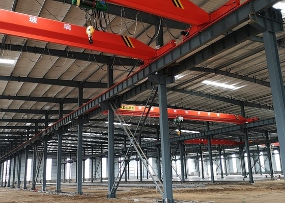 Metal da casa pré-fabricada do CE que quadro Crane Workshop Steel Structure Houses