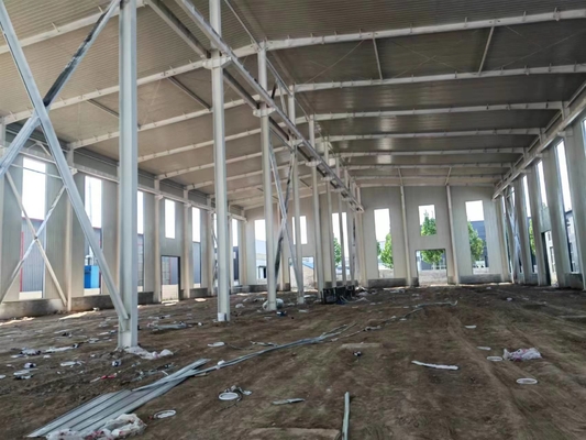 Estrutura industrial Q235 Q355 construção de aço pré-fabricada para armazém
