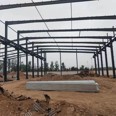 Armazém pré-fabricado impermeável das construções de armação de aço da estrutura do metal