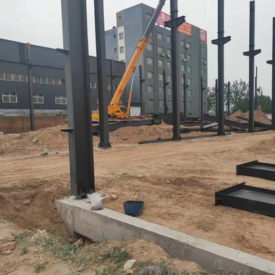 Construção de aço estrutural da soldadura da fabricação da arquitetura do grande tamanho